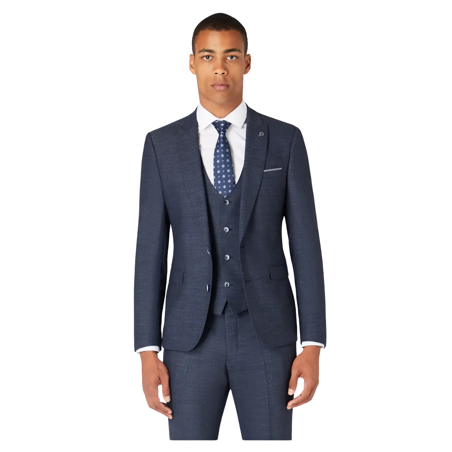 Remus Uomo Birdseye Suit Jacket