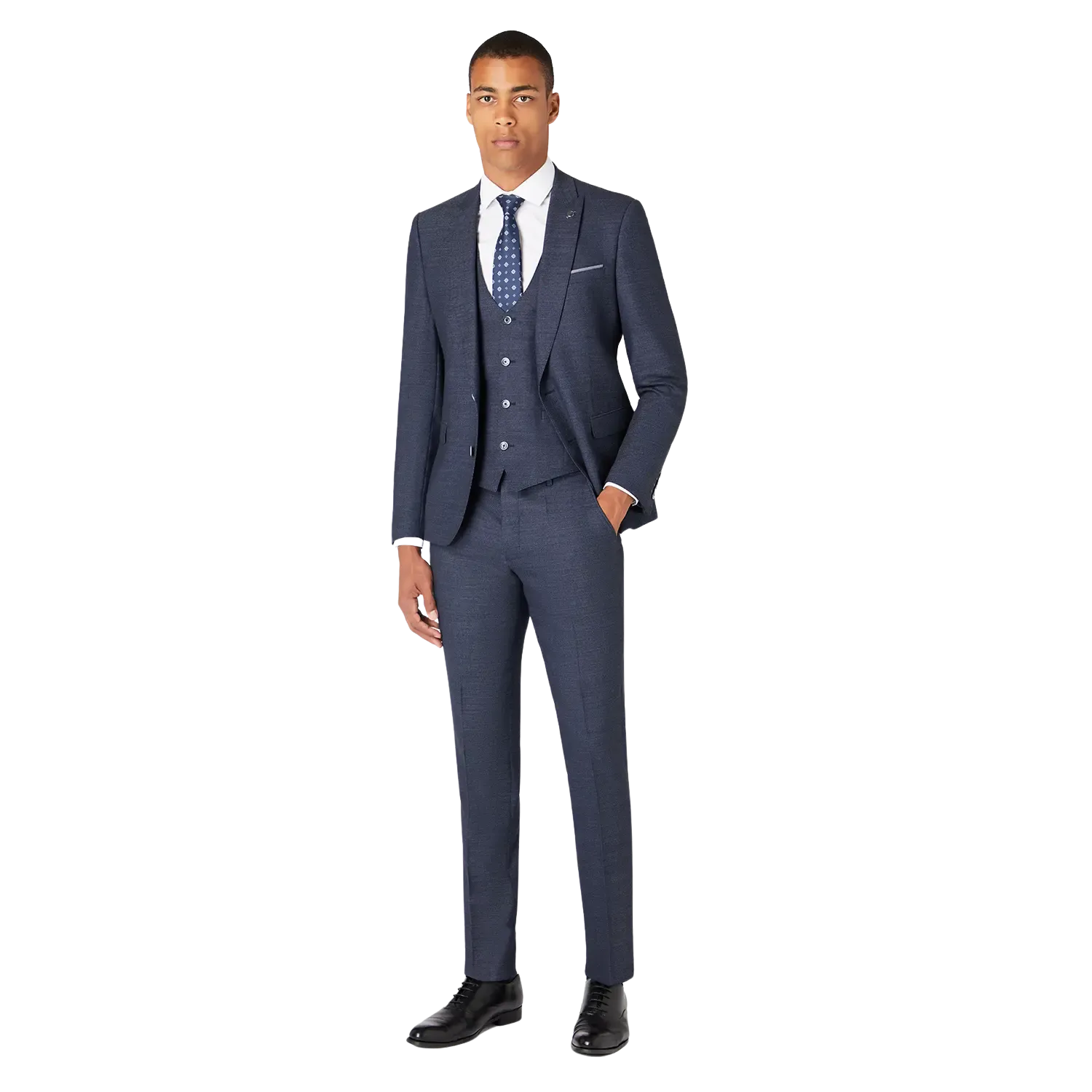 Remus Uomo Birdseye Suit Jacket