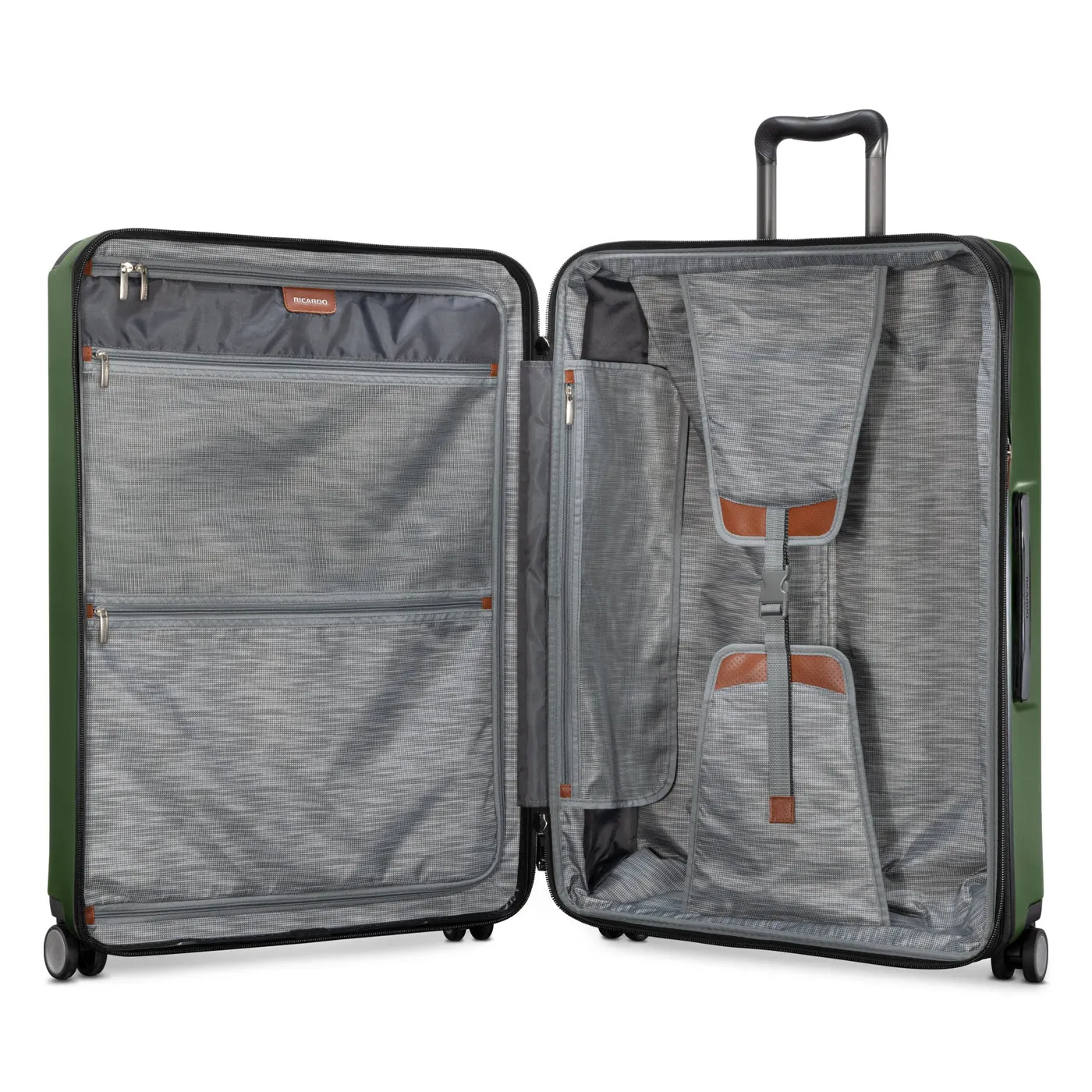 Ricardo Beverly Hills  Montecito 2.0 Large Checked Spinner Luggage