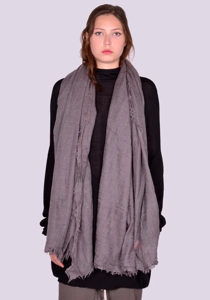 RICK OWENS WOMEN RP02D3460 34 FOLLO SCARF DUST (New season FW24)