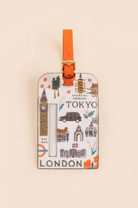 Rifle Paper Co. Bon Voyage City Luggage Tag