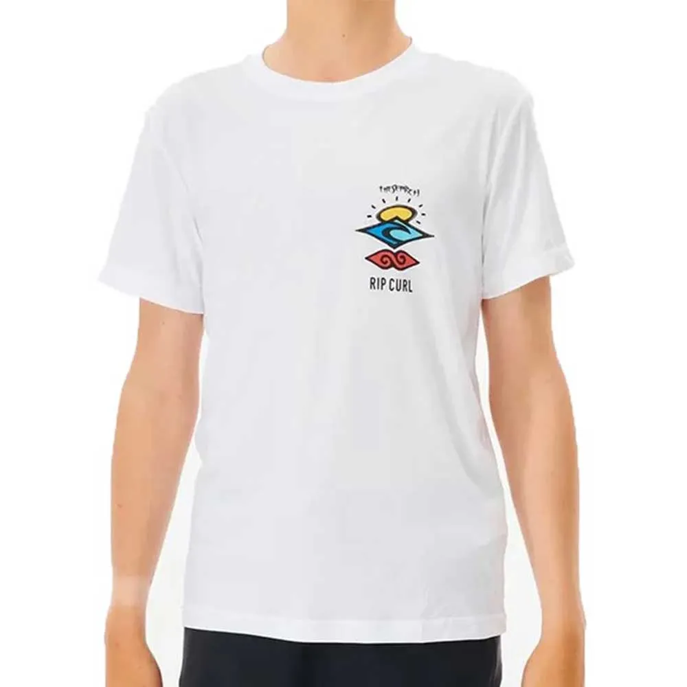 Rip Curl Boys Icon Surflite Short Sleeved Rash Vest