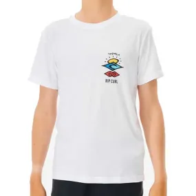 Rip Curl Boys Icon Surflite Short Sleeved Rash Vest