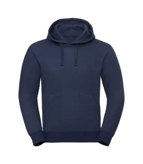 Russell Mens Authentic Melange Hoodie (Indigo Melange) - UTPC3633