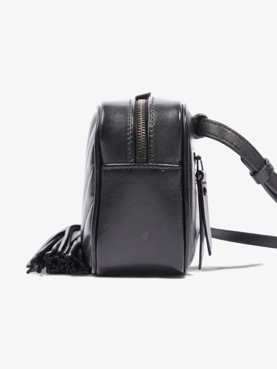 Saint Laurent Lou Belt Bag Black Calfskin Leather