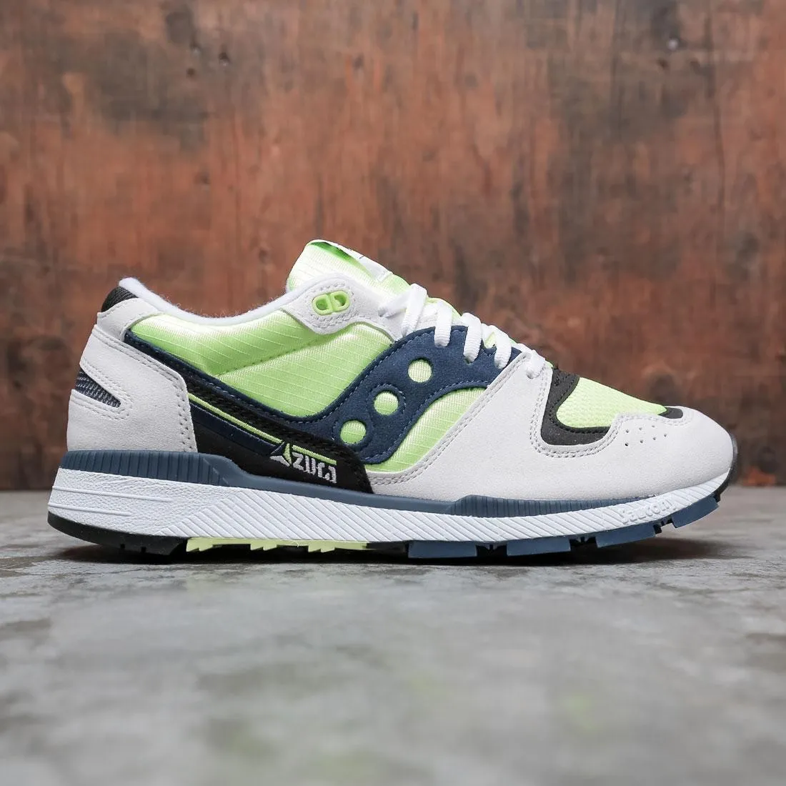 Saucony Men Azura (white / citron / denim)