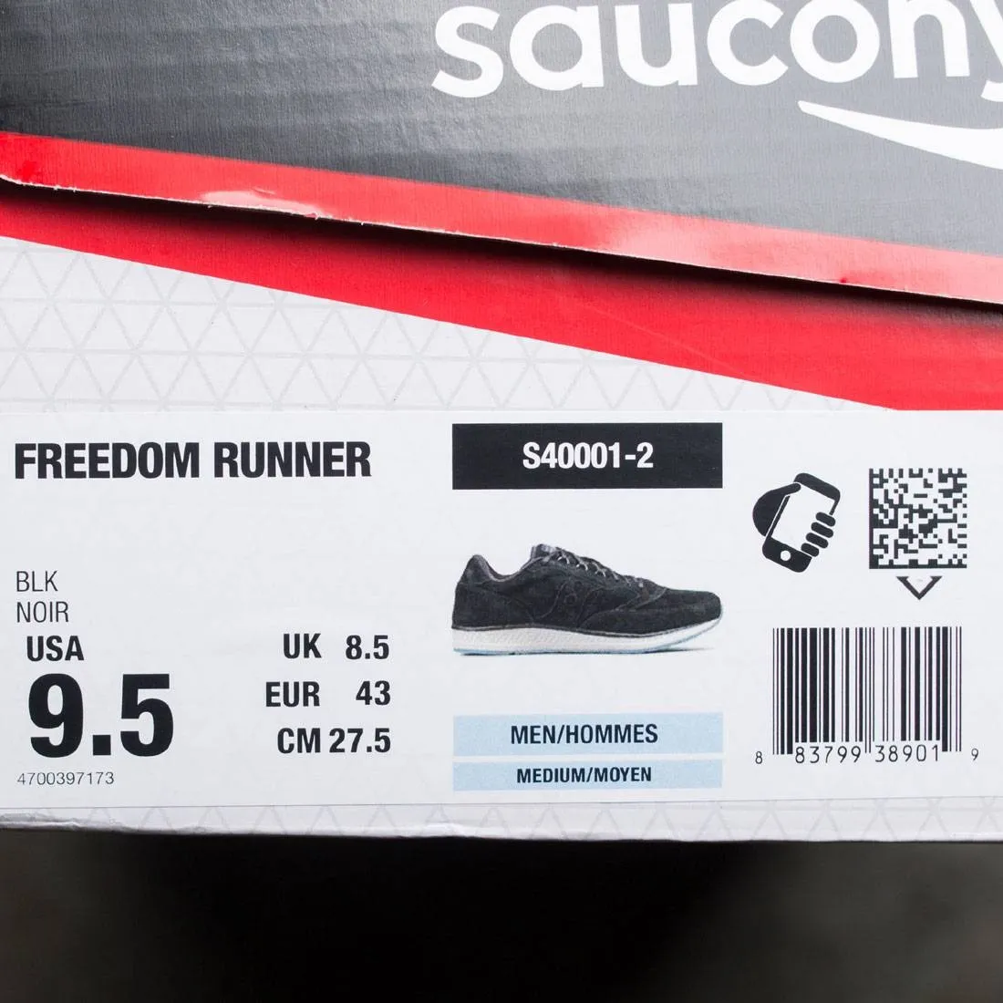 Saucony Men Freedom Runner (black)