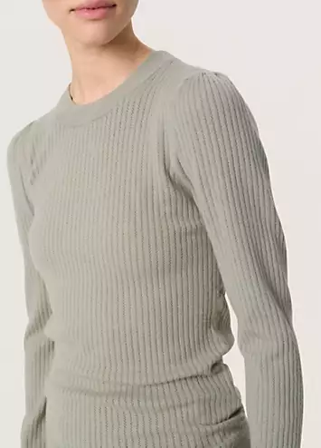 SLSpina Slim Fit Crew Neck Pullover by Soaked in Luxury | Look Again