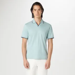 Solid Johnny Collar Polo - Seafoam