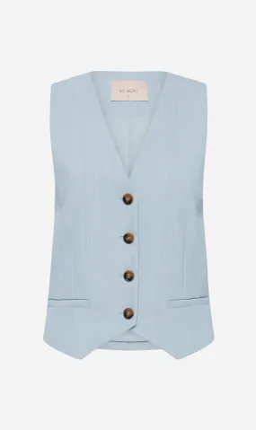  St Agni      Carter Vest - Stone Blue 