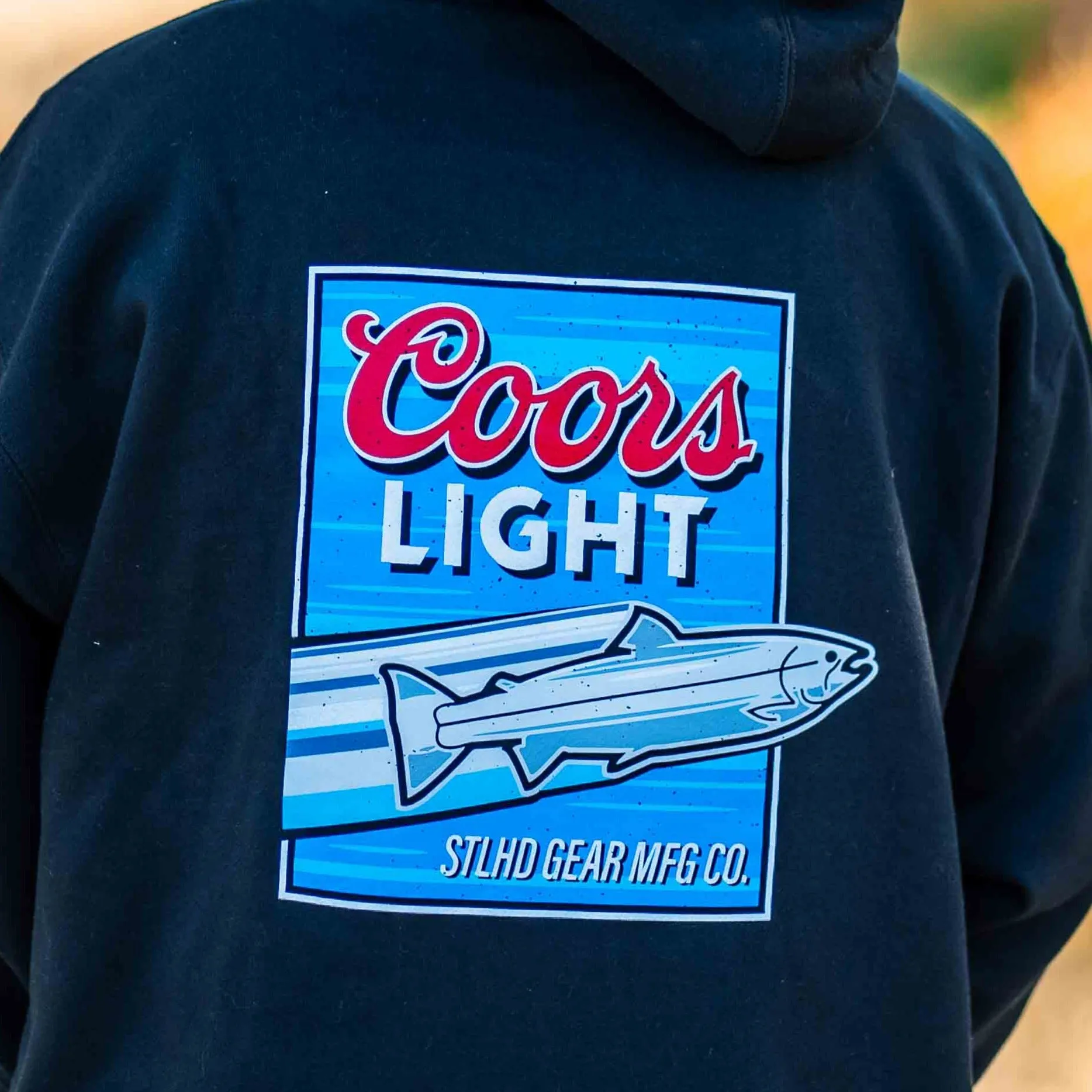 STLHD Men’s X Coors Light Throwback Premium Hoodie