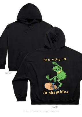 The Vibe Is In Shambles Y2K Hoodie Cherrykitten