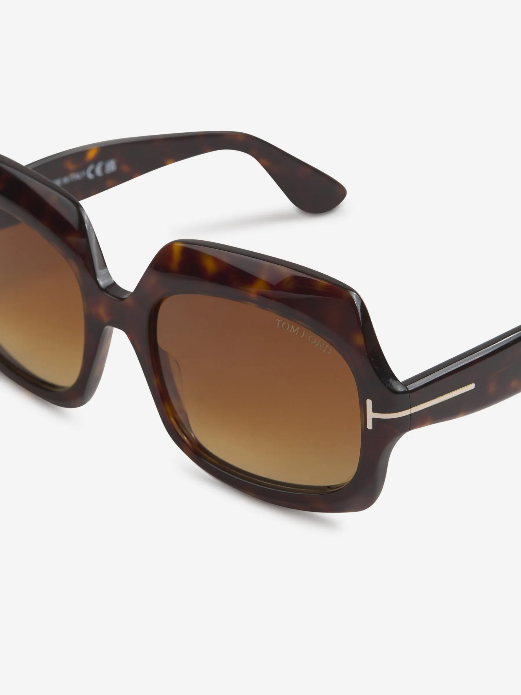 Tom Ford Ren Oval Sunglasses 