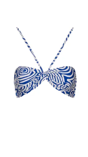 Top De Bikini Irati Blue Isola