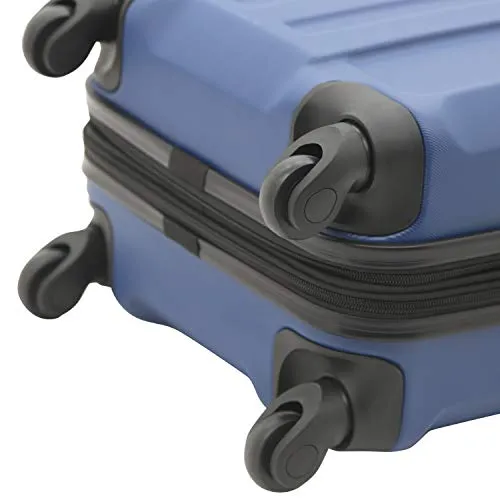 Travelers Club Albany Hardside Expandable Spinner Luggage, Navy Blue, Carry-On 20-Inch