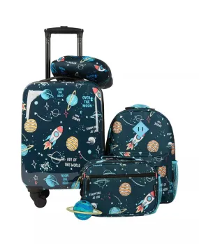 Travelers Club Kids 5 Piece Travel Luggage Set  - Space