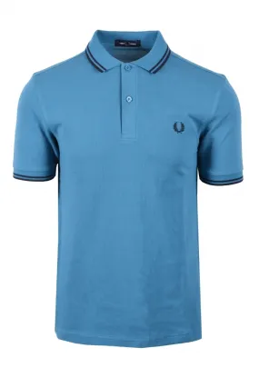 Twin Tipped Polo Shirt Ocean/Navy