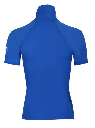 Two Bare Feet Unisex Short Sleeve Rash Vest (Blue)  New and improved, this short sleeve rash vest from Two Bare Feet is availabl