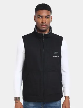 [Upgraded] Men’s Heated Canvas Vest 12V with Dual Control