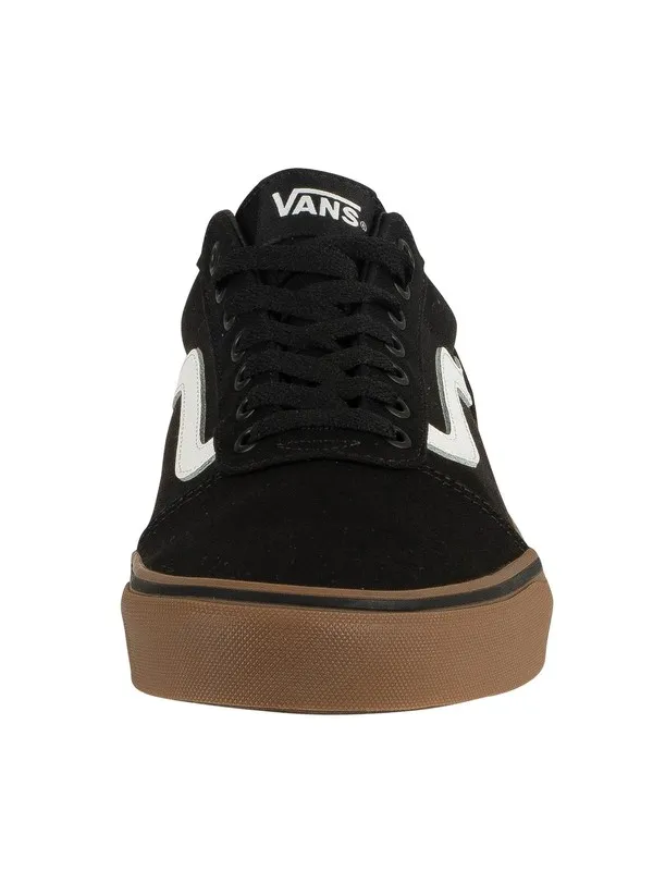 Vans Ward Canvas Trainers - Black/Gum