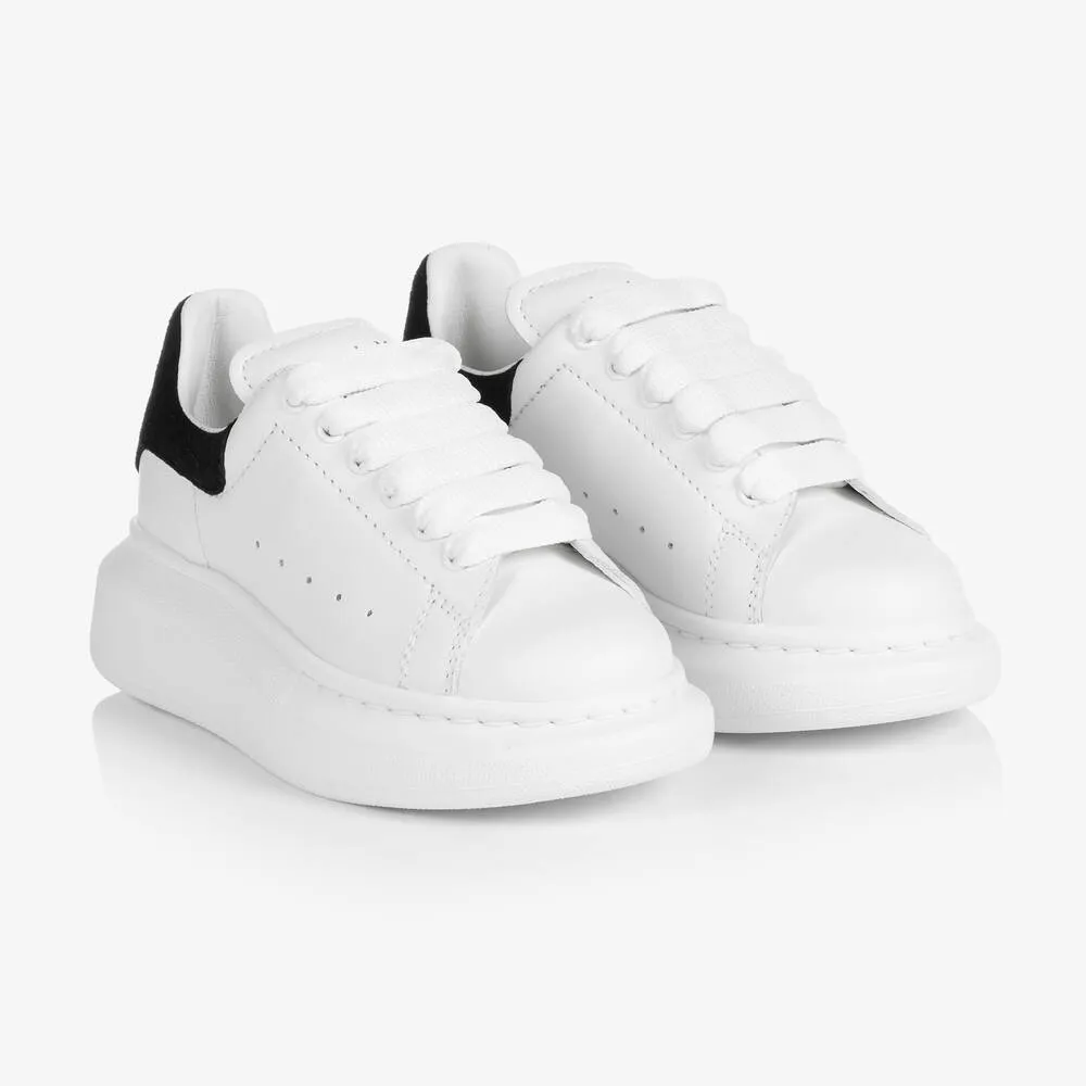 White & Black Oversized Trainers