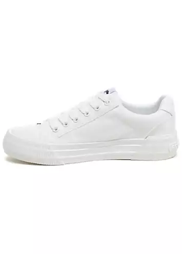 White Cheery Embroidery 12A Trainers by Rocket Dog | Look Again