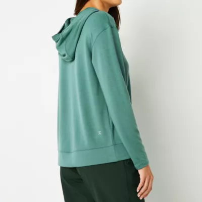 Xersion Womens Soft French Terry Long Sleeve Hoodie